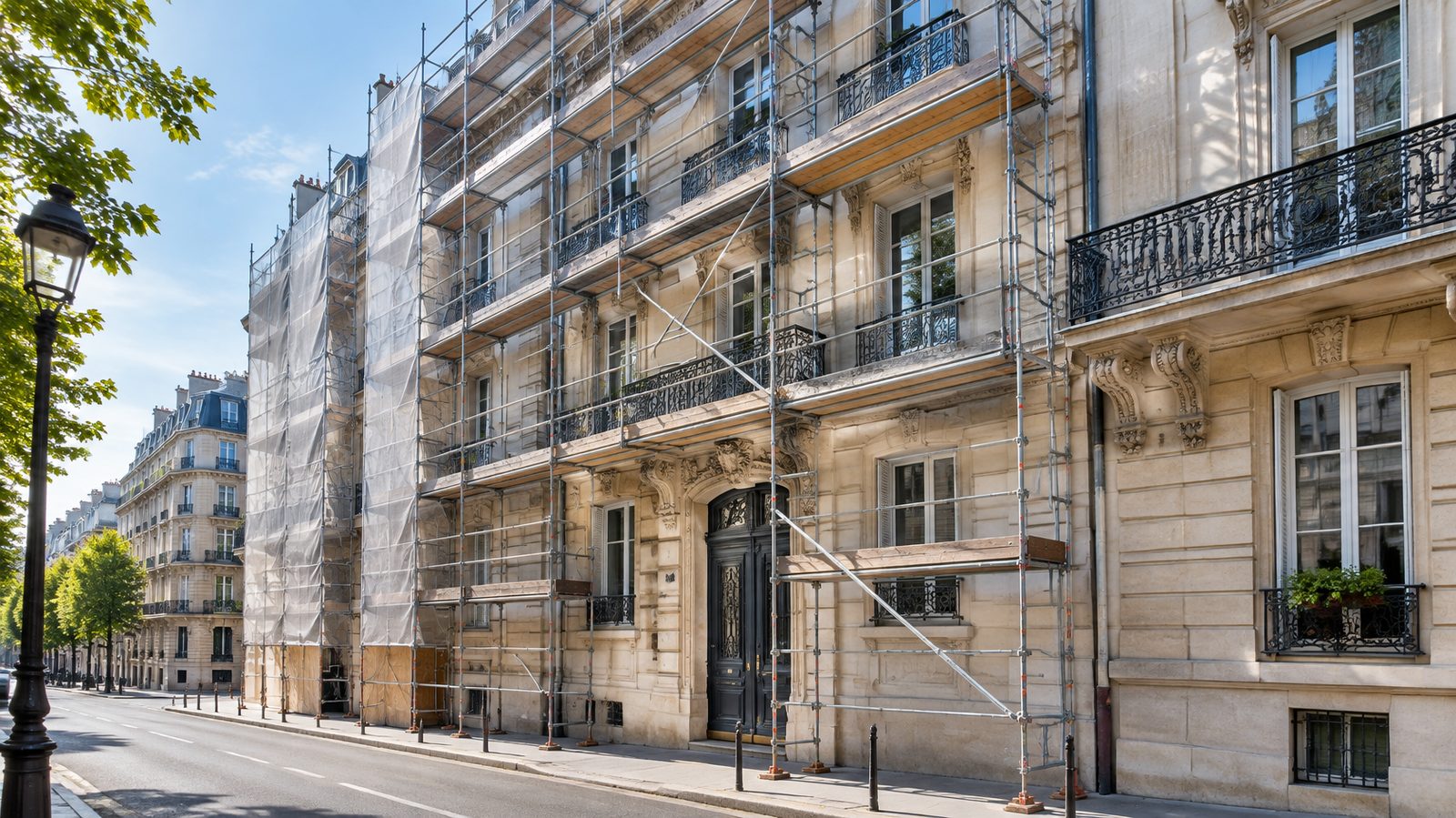 Immeuble en rénovation